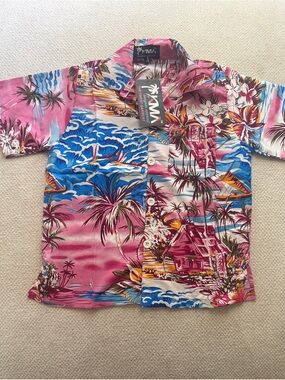 KMA Kids Hawaiian Shirt Tropical Button-Up | NWT | M 5–6Y